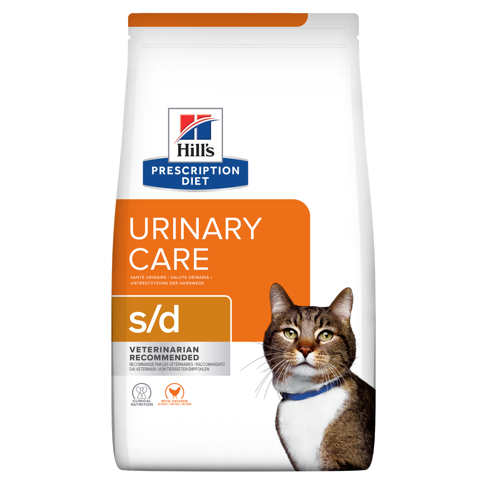 Hill's Prescription Diet s/d Urinary Care with Chicken Dry Cat Food – 1.5kg