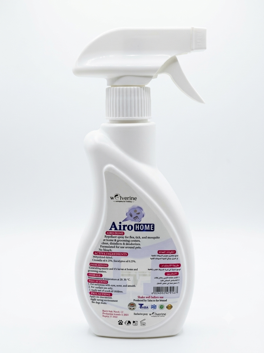 Airo Home (by Wolverine) - Multi-Use Soothing & Disinfectant Solution for Pets (450ml) 3