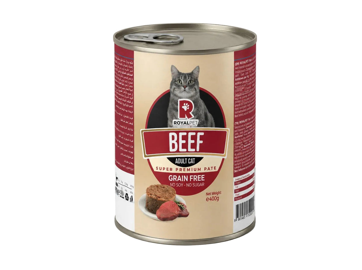 Royal Pet Beef Grain Free Wet Cat Food for Adult Cats 400g – Premium Beef Pate 2