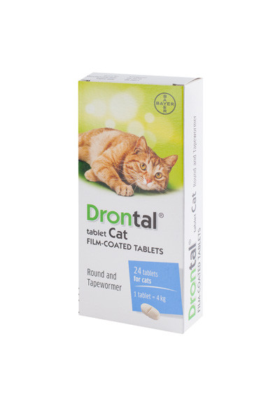 Drontal Cat Film-Coated Tablets (24 Tablets)