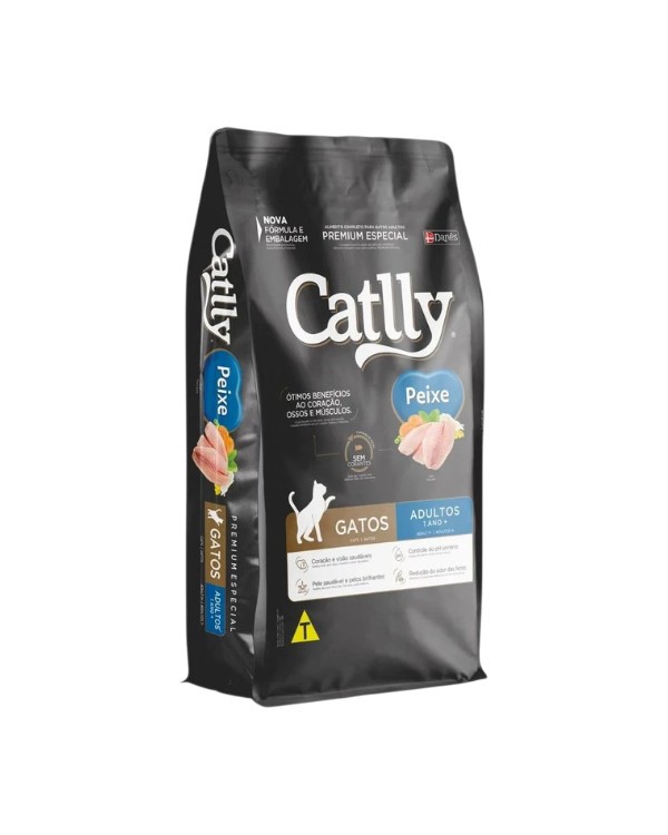 Catlly Adults Dry Cat Food - Fish - 10kg