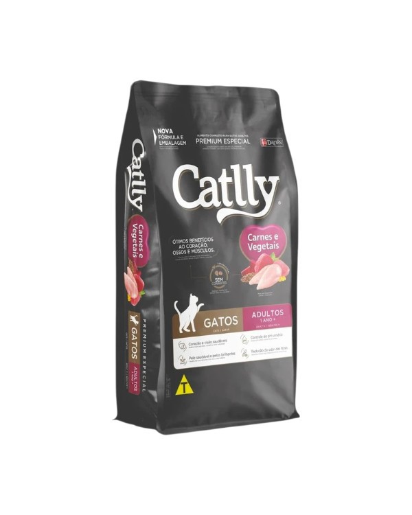 Catlly Adults Dry Cat Food - Meat & Vegetables - 10kg 2