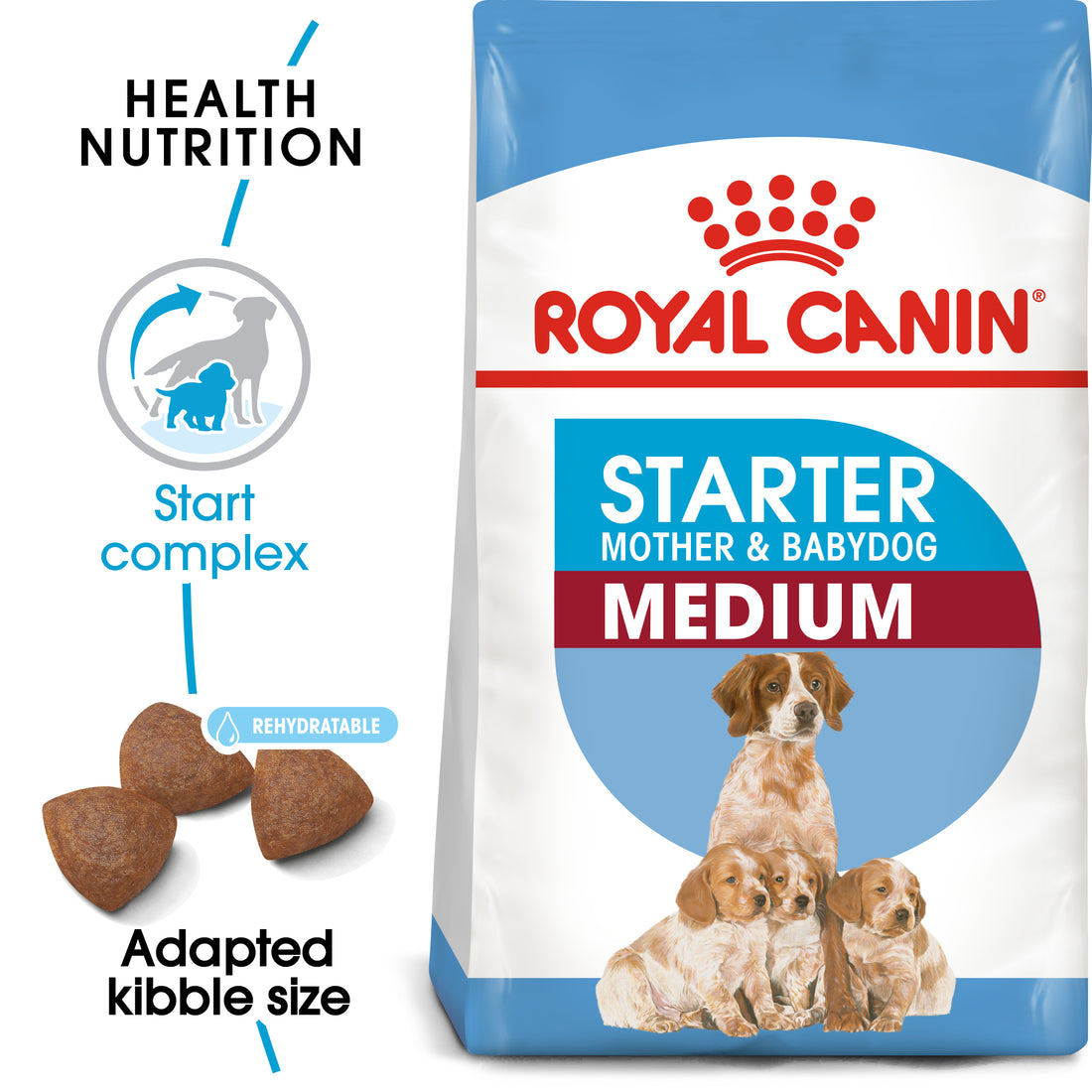 Royal Canin Medium Starter Mother & Babydog Dry Dog Food (4kg) 2
