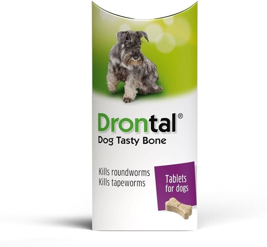 Drontal Dog Tasty Bone Flavour Tablets (6 Tablets)