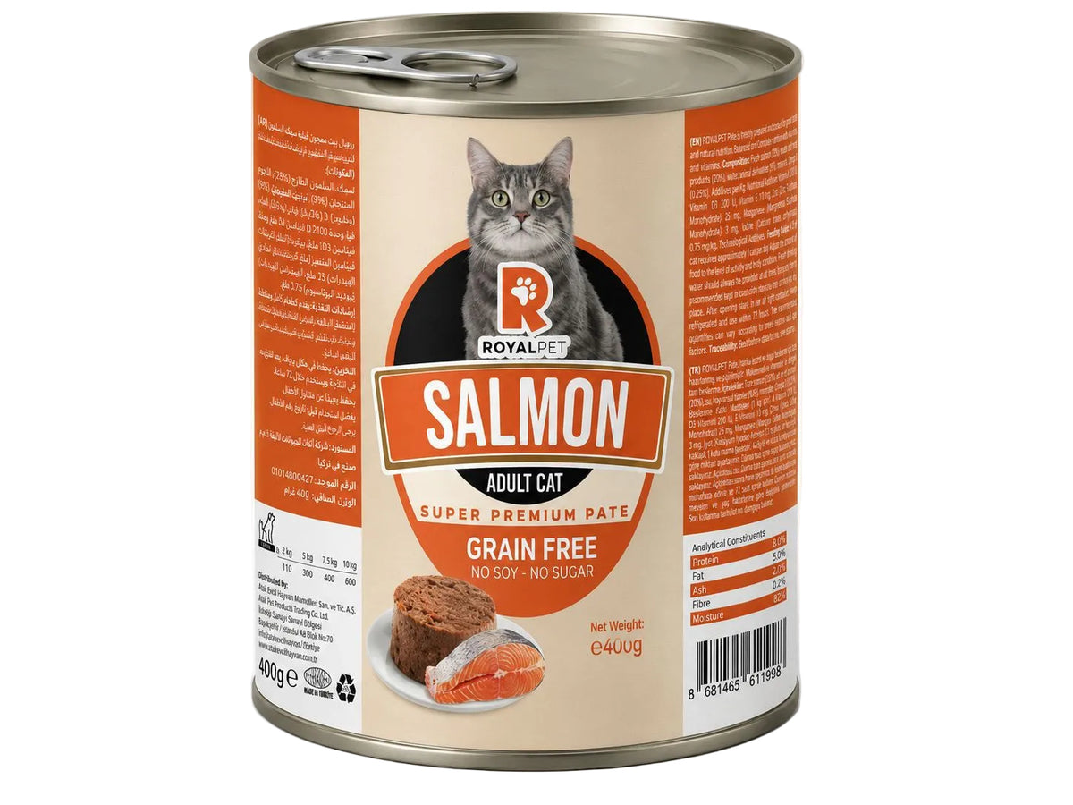 Royal Pet Salmon Grain Free Wet Cat Food for Adult Cats 400g – Premium Salmon Pate 2