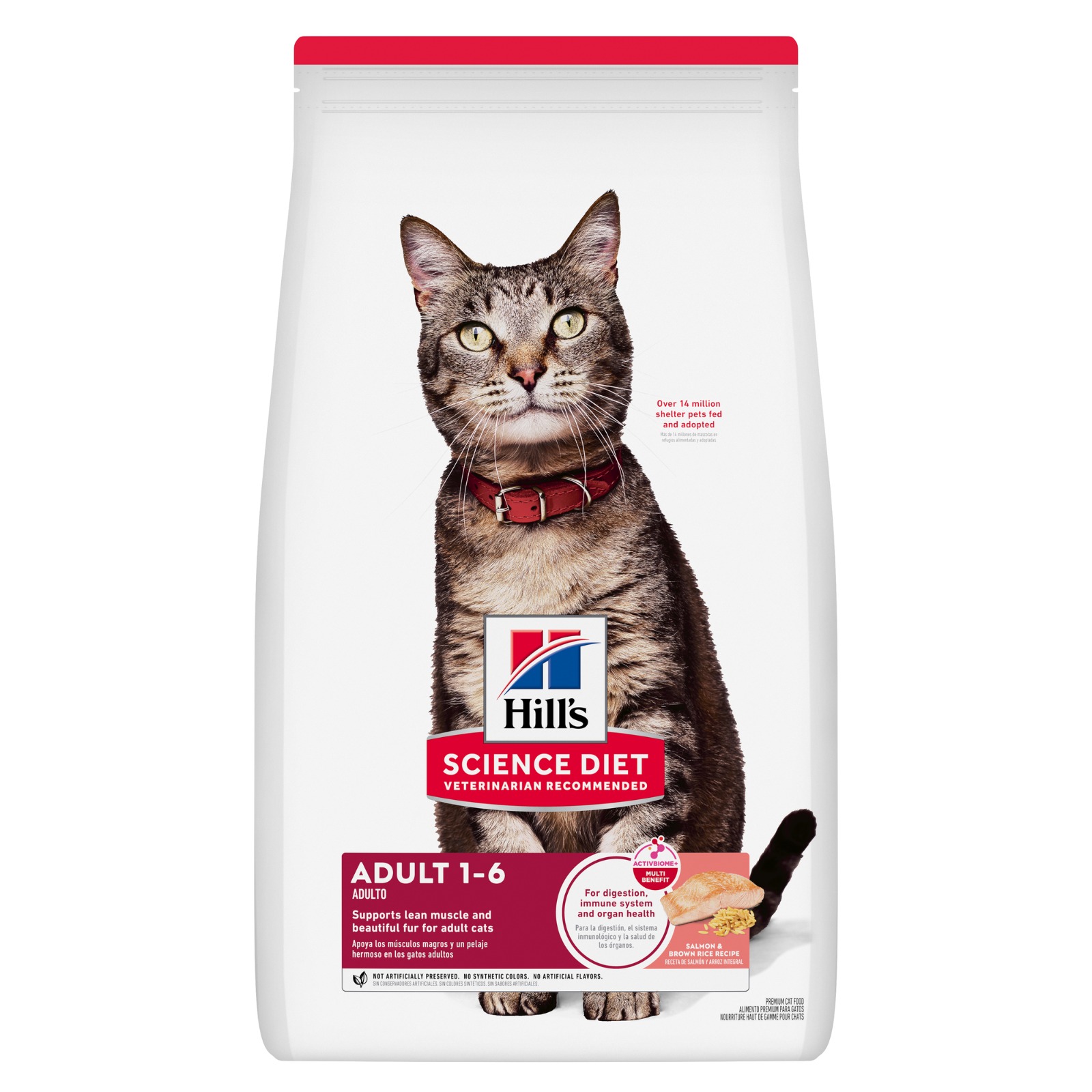 Hill's Science Diet Adult 1-6 Salmon & Brown Rice Recipe Dry Cat Food (3 kg)