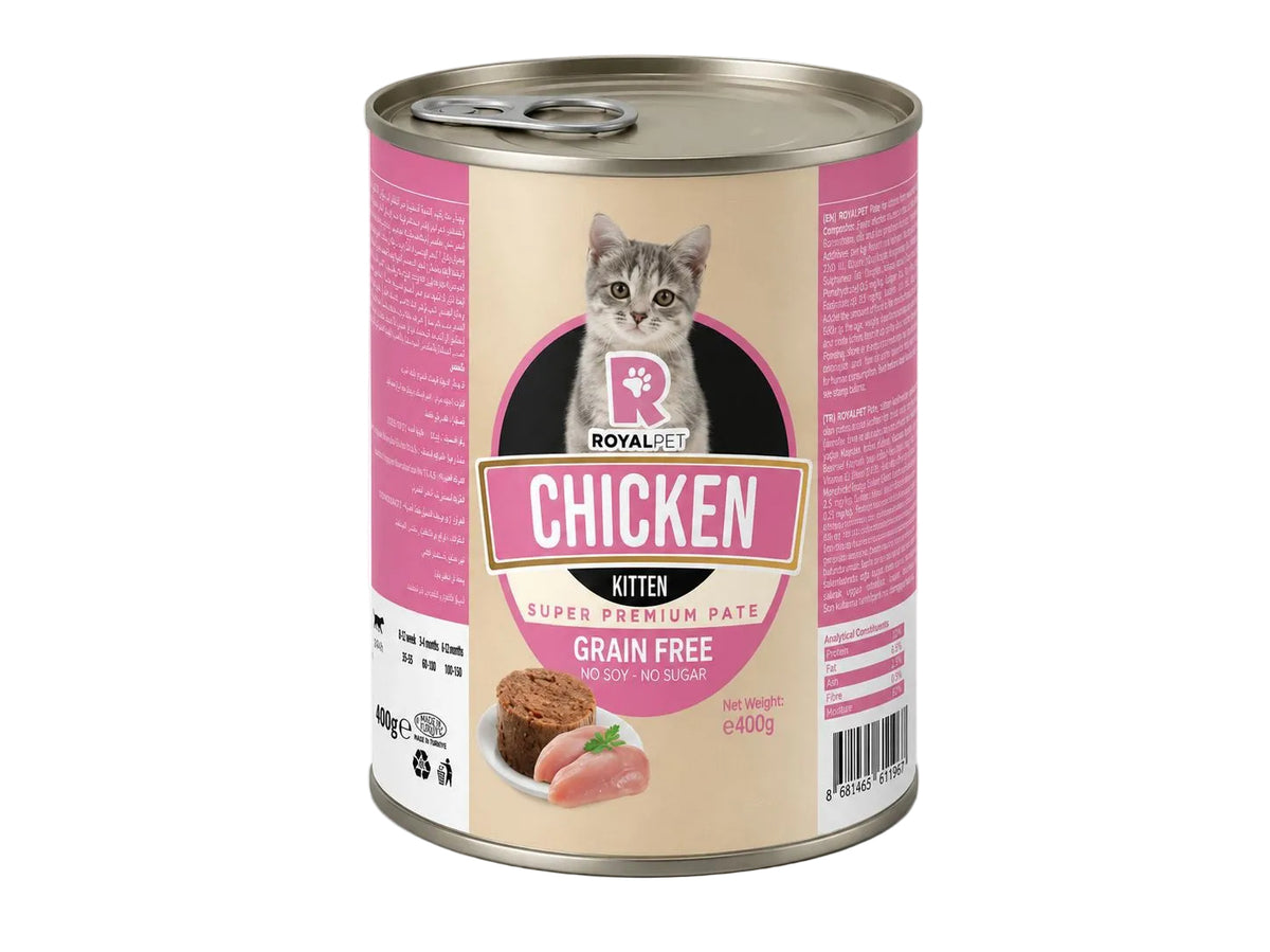 Royal Pet Chicken Grain Free Wet Cat Food for Kittens 400g – Premium Chicken Pate 2