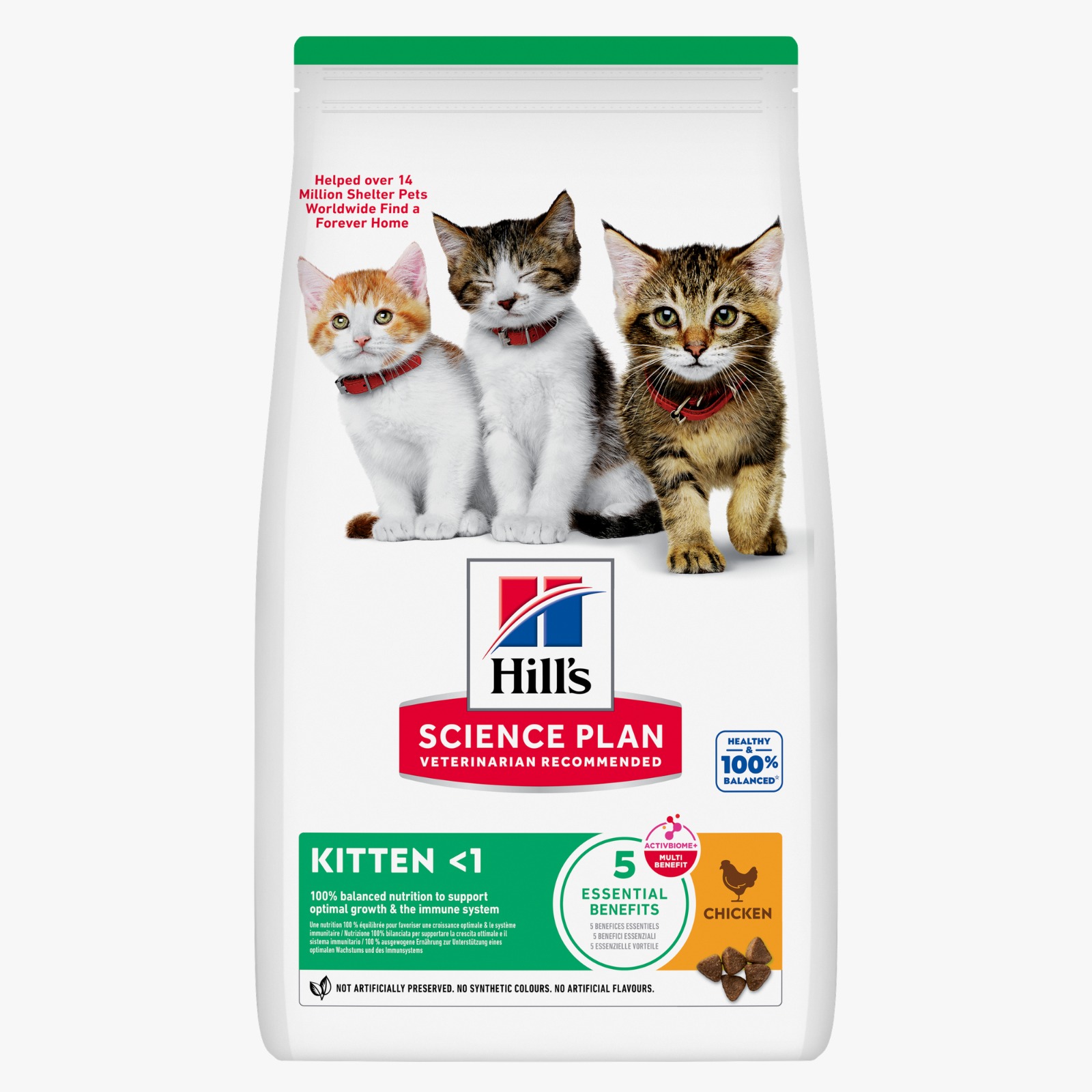 Hill's Science Plan Kitten <1 Chicken Dry Cat Food (1.5 kg)