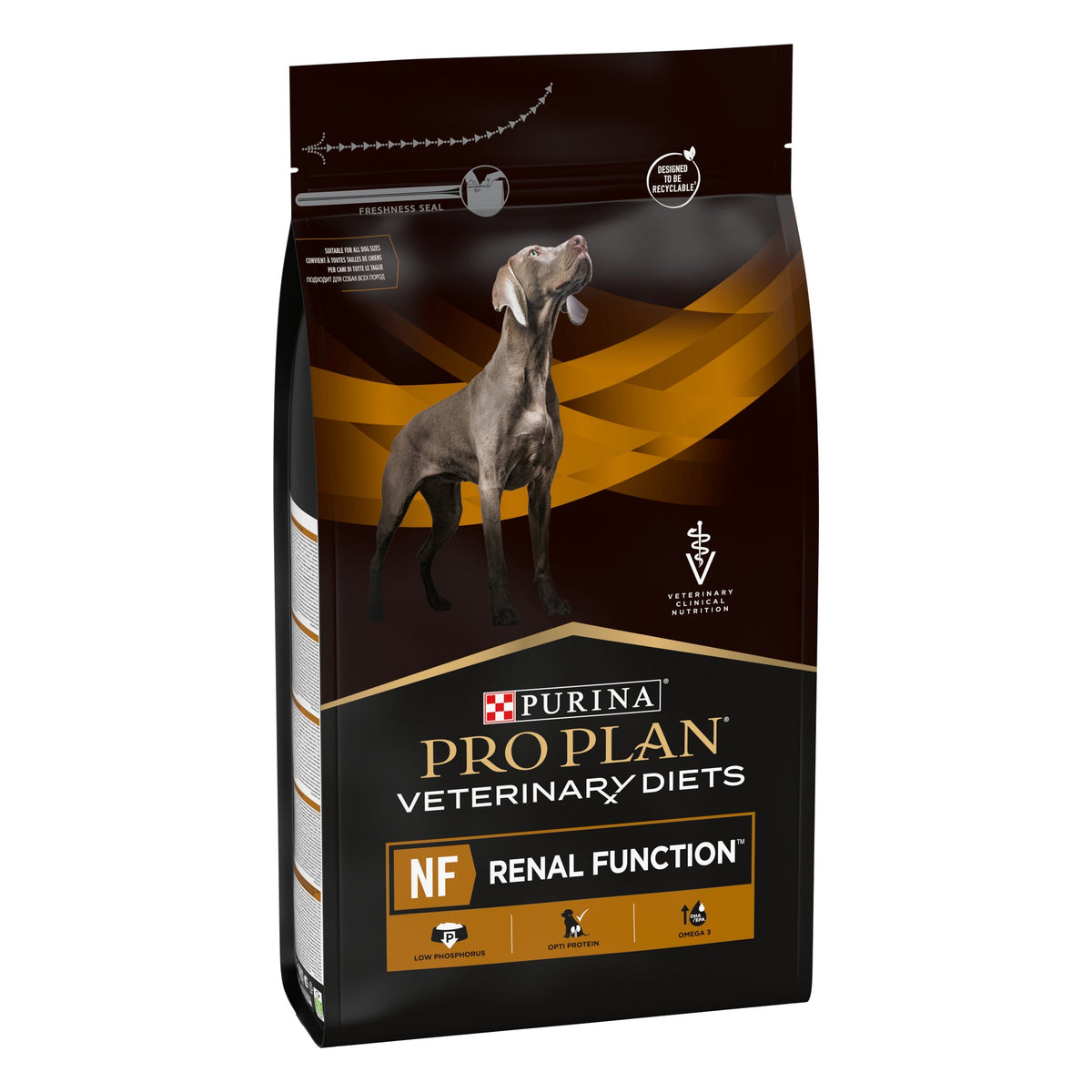 طعام الكلاب الجاف PURINA PRO PLAN VETERINAR DITES NF لدعم وظائف الكلى