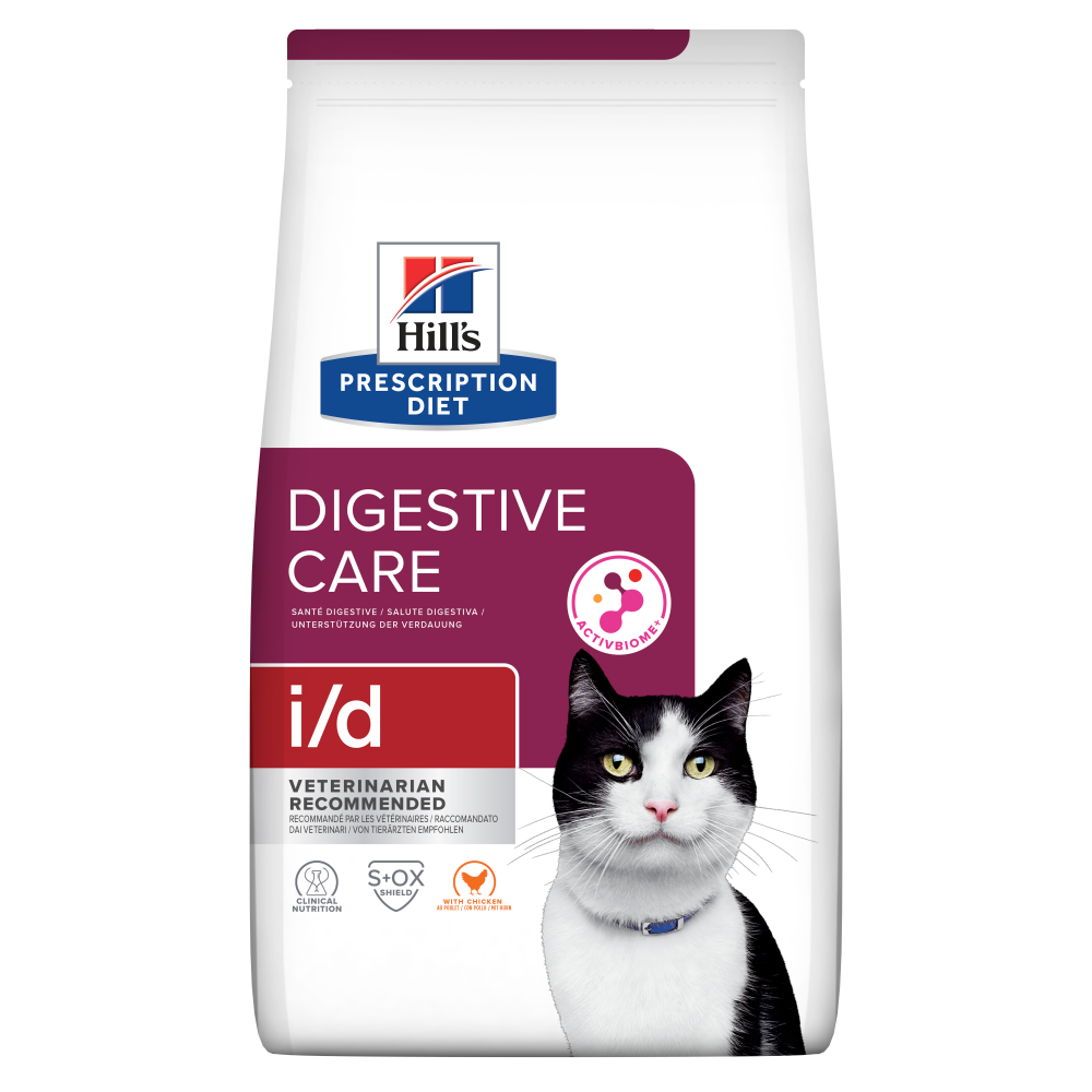 Hill's Prescription Diet i/d Digestive Care with Chicken Dry Cat Food – 1.5kg