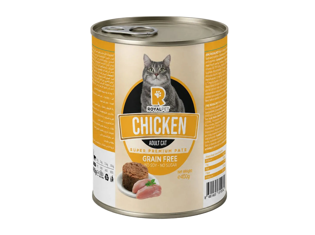 Royal Pet Chicken Grain Free Wet Cat Food for Adult Cats 400g – Premium Chicken Pate 2